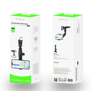 360° Achteruitkijkspiegel Telefoonhouder – Universele Smartphone Houder voor Auto – Zwart