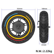 Segway Ninebot Max G30 10x2.5 (60/70-6.5) Solid Tire met Velg & Kleuraccent Ring