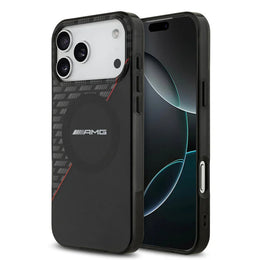AMG iPhone 17 Pro Max Backcover Hoesje – MagSafe Compatible – Double Layer Shockproof Case – Red Line Edition