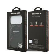AMG iPhone 17 Pro Max Backcover Hoesje – MagSafe Compatible – Double Layer Shockproof Case – Red Line Edition