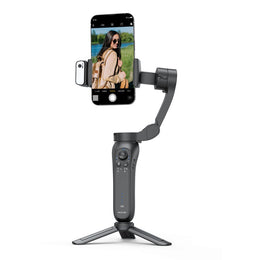 Rixus Gimbal Stabilisator Smooth Steady Face Tracking For Vlog, Video, Tik Tok And Live Video