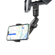 360° Achteruitkijkspiegel Telefoonhouder – Universele Smartphone Houder voor Auto – Zwart