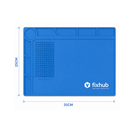 Siliconen Soldeerstation Reparatie Mat – Hittebestendige ESD Werkmat 35x25cm