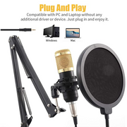 Live Broadcast Microphone Equipment – Microfoon Set met Statief