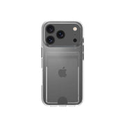 Armor Shockshield Cardholder Case voor iPhone 17 Pro Max – Transparante Antishock Backcover met Pasjeshouder, Verstevigde Hoeken & MagSafe-Compatibel