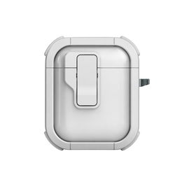 AirPods 1/2 Protective Case Wit met Transparante Case & Anti-Shock Randen
