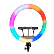 Selfie Ring Light RGB Plus Edition 18 Inch – met Statief & Telefoonhouder