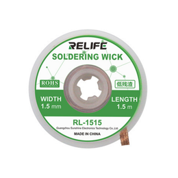 Relife RL-1515 Desoldering Wick – Professionele Desoldeerlitze 1.5mm x 1.5m