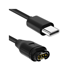 Garmin Oplaad- en Gegevenskabel met USB-C Aansluiting 1 Meter – Zwart | Voor Garmin Smartwatch