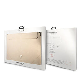 Guess Laptop & Tablet Sleeve 14 Inch | PU Saffiano Beige Design | FixHub