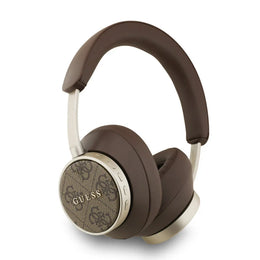 Guess Bluetooth Koptelefoon – ENC – PU Leer – 4G Classic Logo Bruin