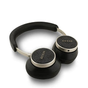 Guess Bluetooth Koptelefoon – ENC – PU Leer – 4G Classic Logo Zwart