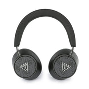 Guess Bluetooth Koptelefoon – ENC – PU Leer – 4G Triangle Logo – Zwart