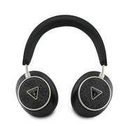 Guess Bluetooth Headphones - ENC - PU Leather With Case - 4G Triangle Logo Roze