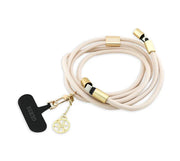 Guess Crossbody Telefoonkoord met USB-C Laadkabel – Luxe Smartphone Strap –Goud (Copy)