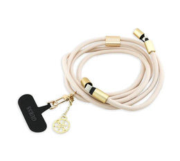 Guess Crossbody Telefoonkoord met USB-C Laadkabel – Luxe Smartphone Strap –Goud (Copy)
