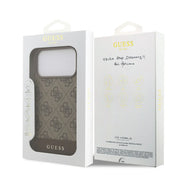 Guess iPhone 17 Pro Max Backcover Hoesje – Luxe 4G Bottom Stripe Design – Slank, Schokbestendig & Premium Fashion Case