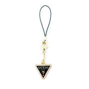 Guess Universal Phone Strap Diamond Charm – Luxe Crossbody Telefoonkoord – Zwart/Goud