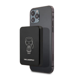 Karl Lagerfeld MagSafe Compatible Powerbank 3000mAh – 5W Zwart