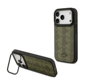 Lacoste iPhone 17 Pro Max Backcover Hoesje – MagSafe Compatible – Nomogramme Logo – Luxe Bescherming met Ingebouwde Camera Stand Zwart