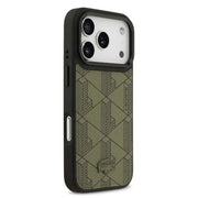 Lacoste iPhone 17 Pro Max Backcover Hoesje – MagSafe Compatible – Nomogramme Logo – Luxe Bescherming met Ingebouwde Camera Stand Zwart