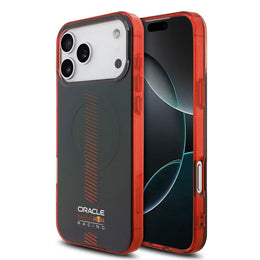Red Bull Racing iPhone 17 Pro Max Backcover Hoesje – MagSafe Compatibel – Double Layer Antishock Bescherming – Powerbar Design – Navy