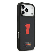 Red Bull Racing iPhone 17 Pro Max Backcover Hoesje – MagSafe – Mesh Design met 3D Rubber Number 1 – Schokbestendig & Premium Motorsport Case Navy