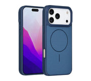 Nekit iPhone 17 Pro Max Backcover Hoesje – MagSafe Compatible Carbon Fiber Shockproof Case – Ultralicht, Valbestendig & Premium Grip Grijs
