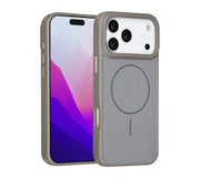 Nekit iPhone 17 Pro Max Backcover Hoesje – MagSafe Compatible Carbon Fiber Shockproof Case – Ultralicht, Valbestendig & Premium Grip Bruin