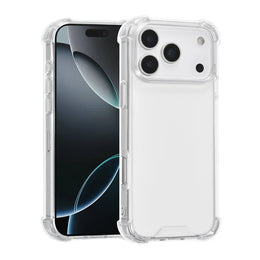 Defender iPhone 17 Pro Max Backcover Hoesje – Transparant Antishock Clear Case met Verhoogde Bescherming, Valbestendig Design & Perfecte Pasvorm