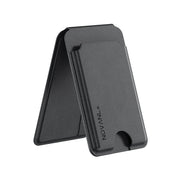 MagMate Pro Wallet Black (met Kickstand) – Magnetische Leren MagSafe Kaarthouder – iPhone & Samsung Ultra