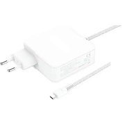 Universele Laptop Oplader 100W GaN Super Fast Home Charger USB-C XSS-100W – Krachtige Snellader met 1.8M Nylon kabel Zwart